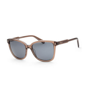 Salvatore Ferragamo SF815S Women's Sunglasses 56 mm Square Acetate Brown Retro